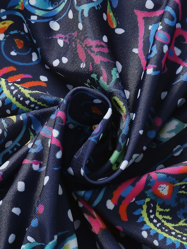 Women's Swimwear Tankini 2 Piece Normal Swimsuit Modest Swimwear Slim Dot Orchid 41 Blue dot 41 Bathing Suits New Casual Sexy / Padded Bras