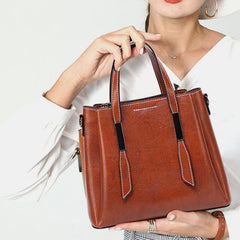 Women Casual Faxu Leather Handbag Shoulder Bag