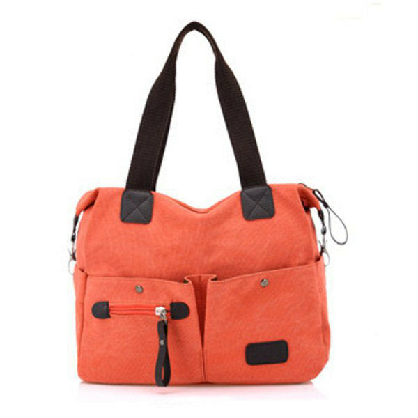 Men Women Pillow Vintage Canvas Bag Shoulder Messenger Handbag