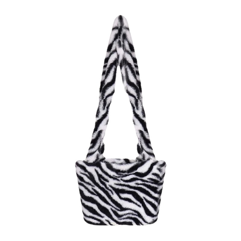 Women Felt Tie-dye Casual Fashion Soft Multi-carry Handbag Shoulder Bag Crossbody