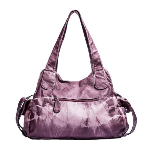 Angel Kiss Women PU Leather Multi-carry Solid Color Crossbody Bag Shoulder Tote Handbag