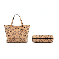 Street Fashion Style Geometric Diamond Cork School Bags For Teenage Girls