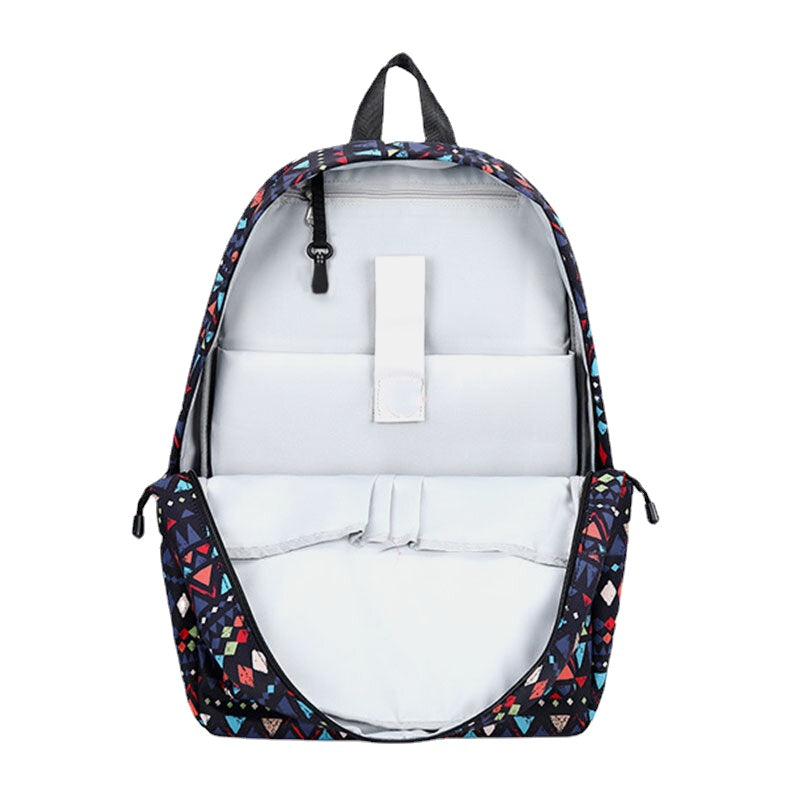 Women Waterproof Bohemian Printed National Backpack School Bag