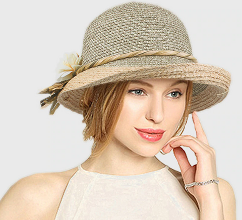 Good Quality Summer Hat Women Raffia Straw Cap - Sheseelady