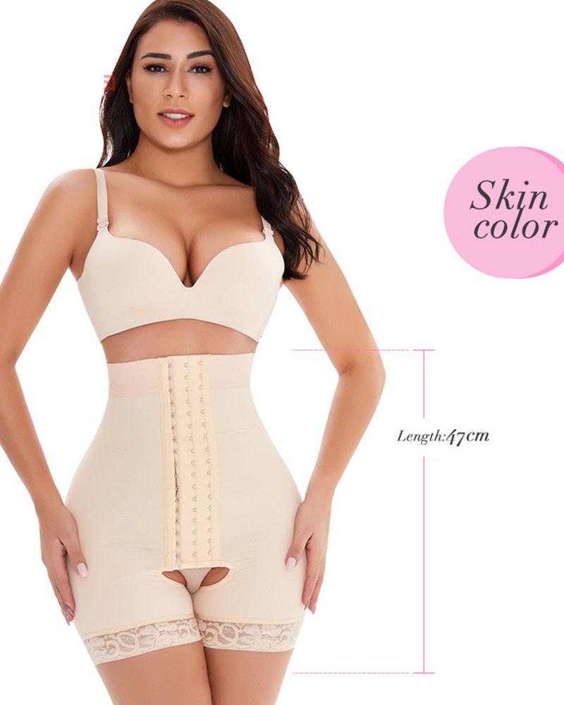 Butt Lifter Women High Waist Panties Slimming Tummy Control Breathable Shapewear Hook