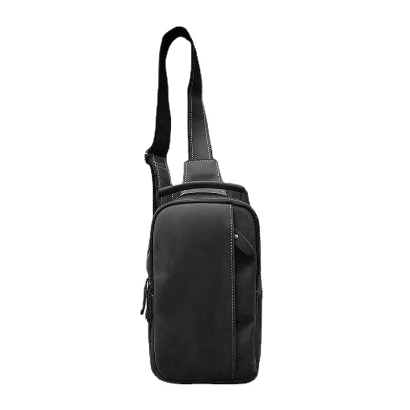 Men's Retro Multi-pocket Crossbody Chest Bag - Large Capacity Shoulder Bag