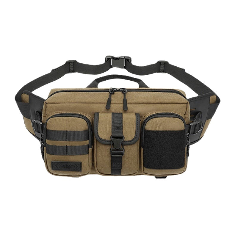 Men's Waterproof Oxford Chest Bag - Multi-Pocket, Breathable, Large Capacity for Travel & Sport