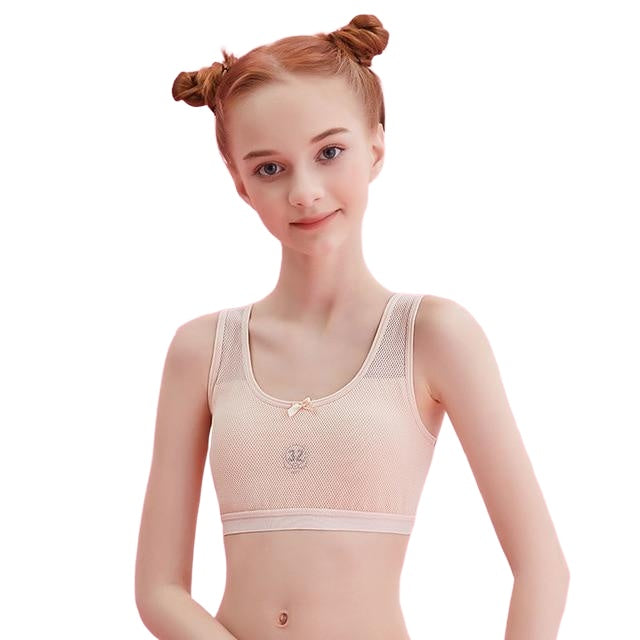 Casual Sweet Adolescent Girls' Cotton Training Bra