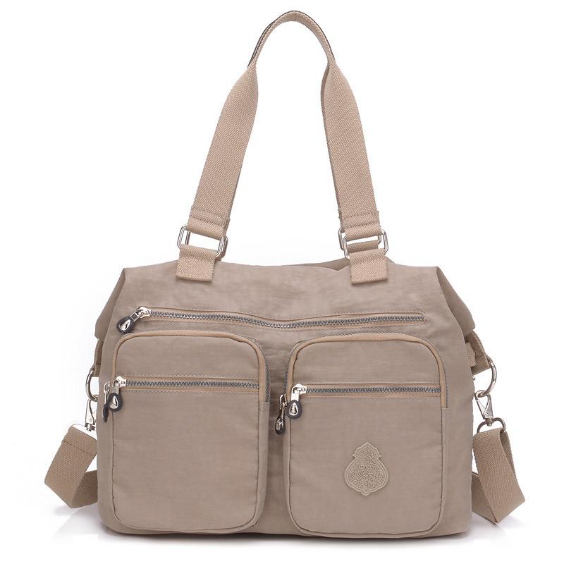 Nylon Large Capacity Lightweight Multi-pocket Crossbody Bag Handbag For Women