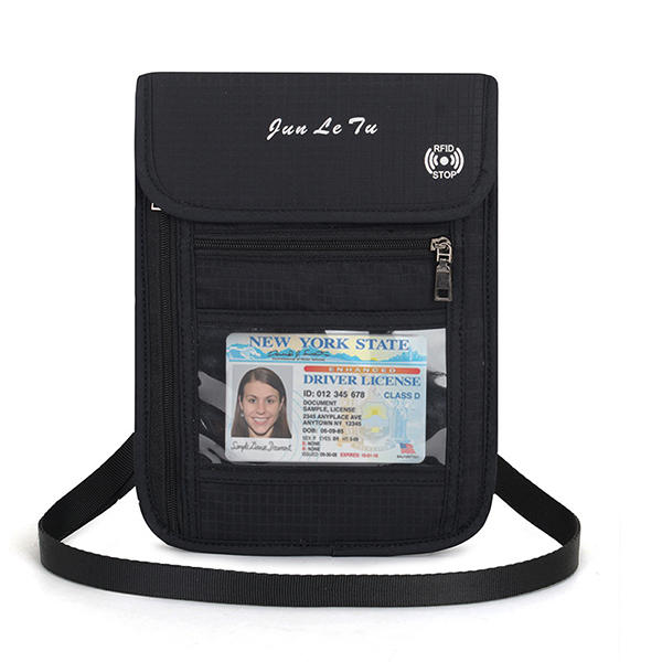 RFID Blocking Travel Passport Holder Waterproof Neck Pouch Wallet Shoulder Waist Bag