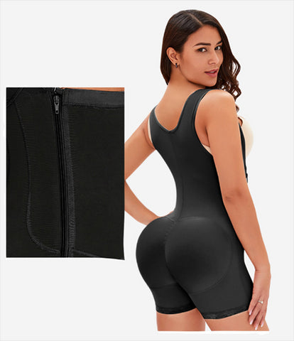Shapewear for Women Tummy Control Shaper Zipper Hooks Open Bust Bodysuit Butt Lifter