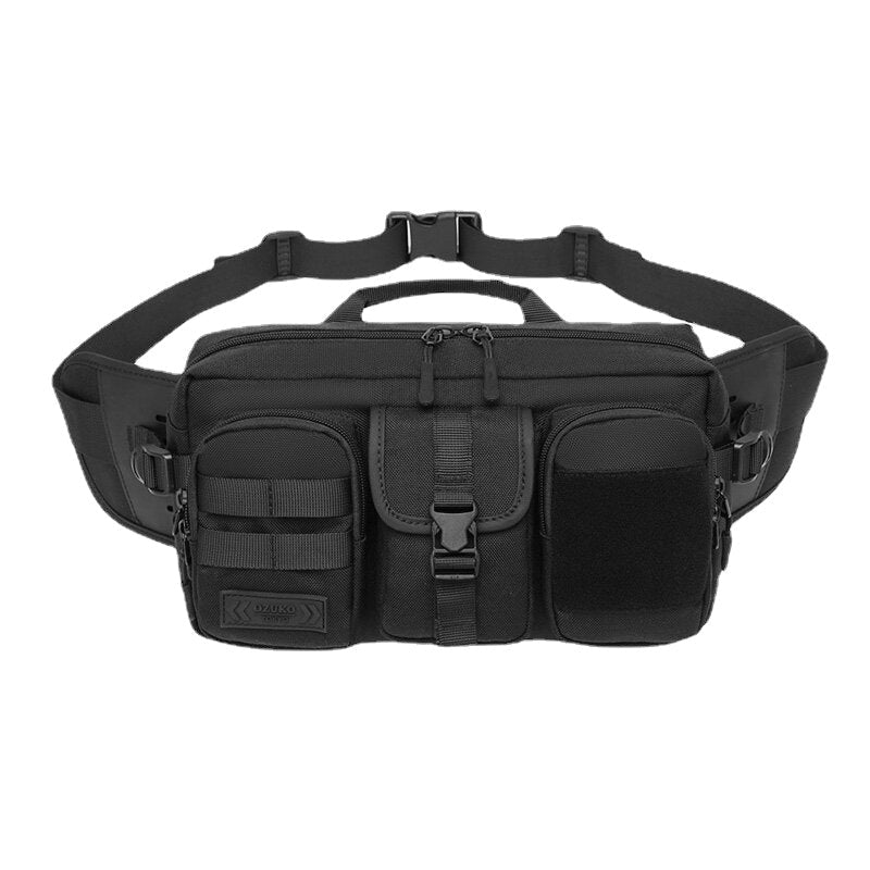 Men's Waterproof Oxford Chest Bag - Multi-Pocket, Breathable, Large Capacity for Travel & Sport