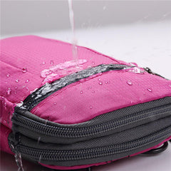 Women Men Light Sports Shoulder Bags Crossbody Outdoor Running Waist 6.44'' Phone