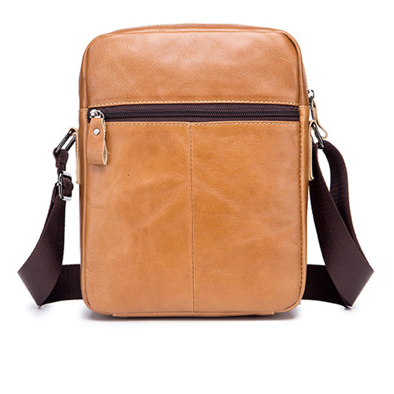 Men's Genuine Leather Crossbody Phone Bag - Stylish & Durable for Daily Use