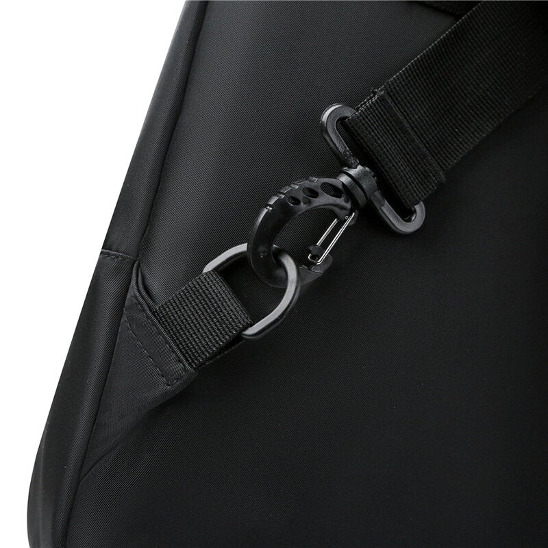 Men's Waterproof Nylon Multi-Pocket Crossbody Shoulder Bag