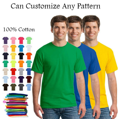 Men'S Black And White 100% Cotton T-Shirts
