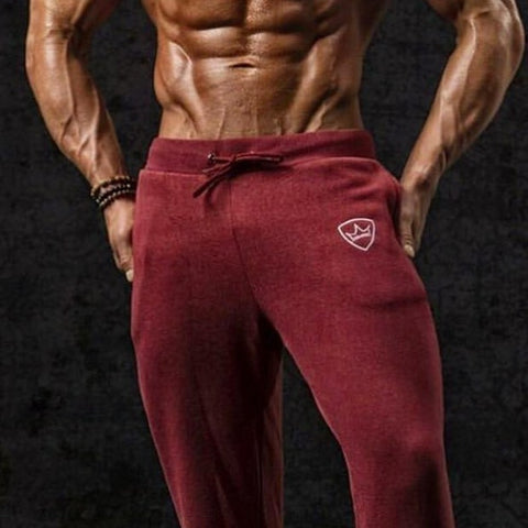 Calça Fina Calça Casual Bodybuilding Trouser Para Homens