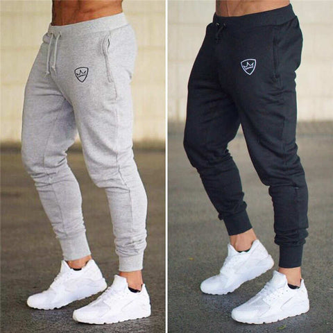 Stylish Casual Men's Mid Waist Slim Trouser For Workout