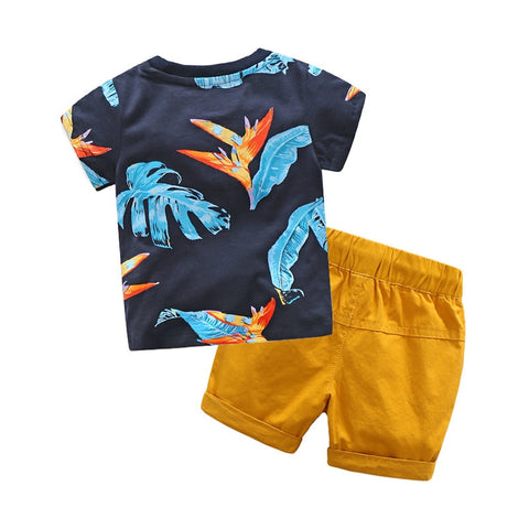 Cotton T Shirt+Short Pants Sets For Baby Boys - Sheseelady