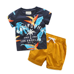 Cotton T Shirt+Short Pants Sets For Baby Boys - Sheseelady