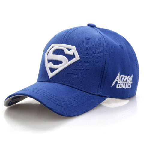 男性のための手紙スーパーマンカジュアル屋外野球帽