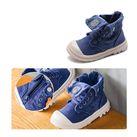 Martin And Casual Military Sneakers For Unisex Kids