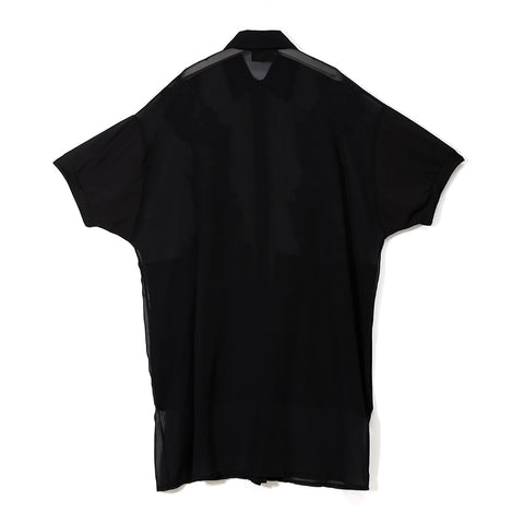 Half Sleeve Casual Chiffon Shirt Midi Party Dress - Sheseelady