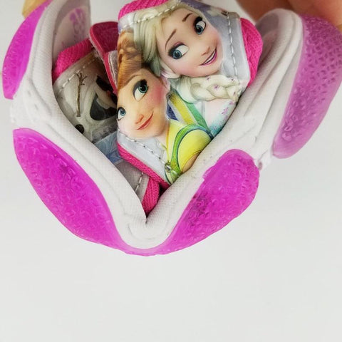 New Led Light Frozen Elsa And Anna Girls Sandals