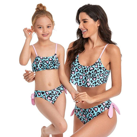Trendy Family Swimwear For Hot Mom & Daughter