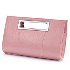 Stylish Ladies' Leather Clutch For Evening Party