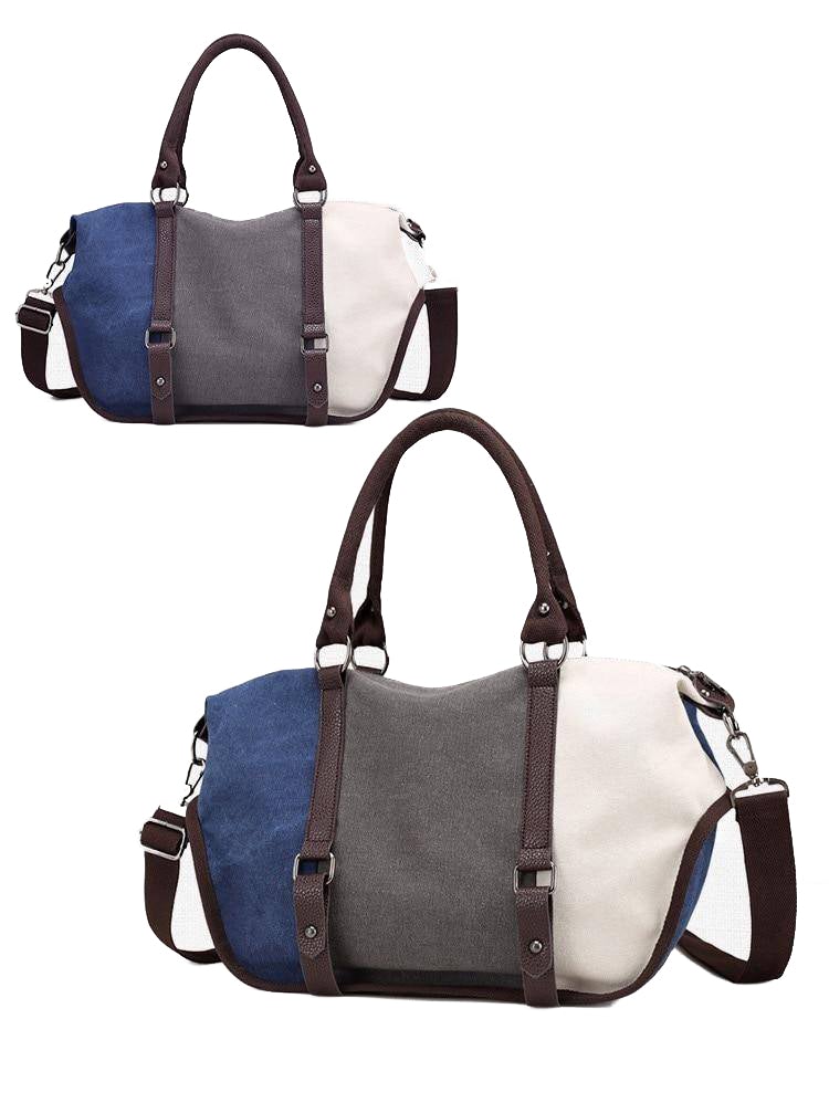 Fashionable Casual Large Capacity Women’s Canvas Shoulder Bag