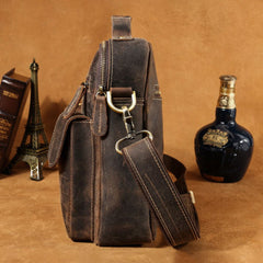 Men's Vintage Multi-pocket Crossbody Bag - Large Capacity Shoulder Bag