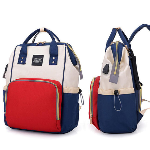 Large Capacity Diaper Bag Mommy Handbag Shoulder Backpack For Women