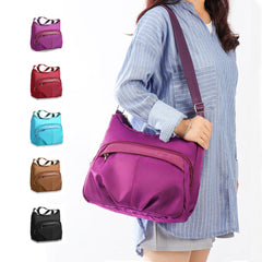 Women Leisure Nylon Large Capacity Multifunctional Shoulder Bag Crossbody