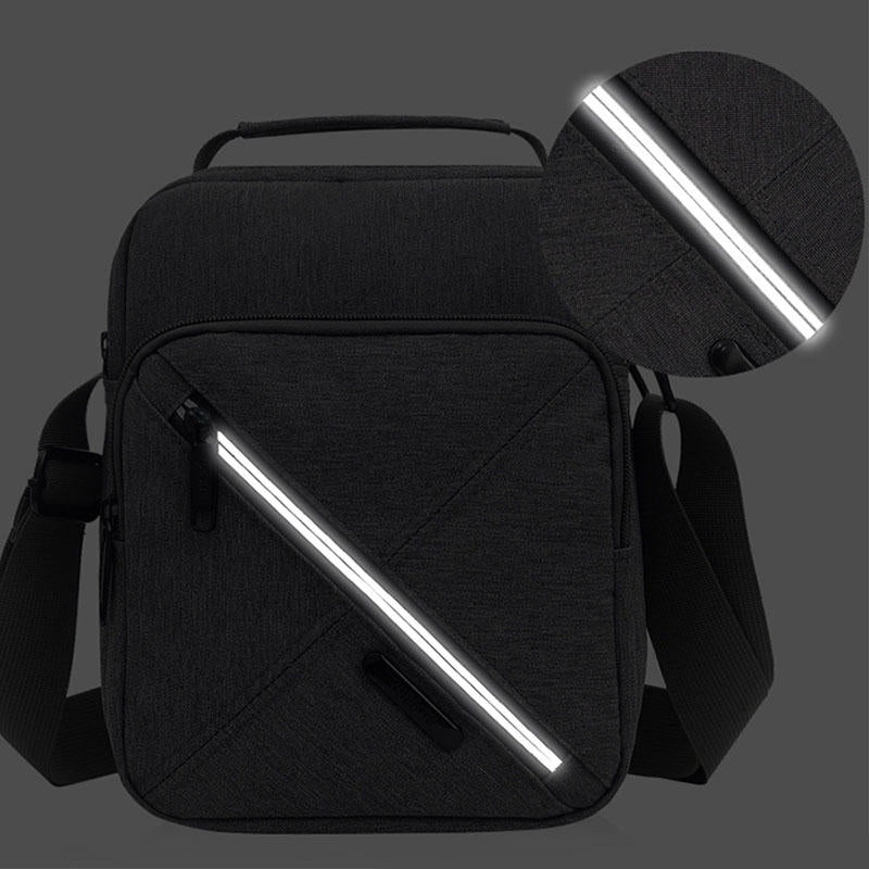 Men's Waterproof Nylon Crossbody Shoulder Bag