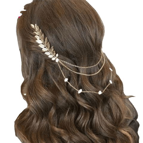 3 Styles Leaves Head Crown Gold/Silver Chain For Women - Sheseelady