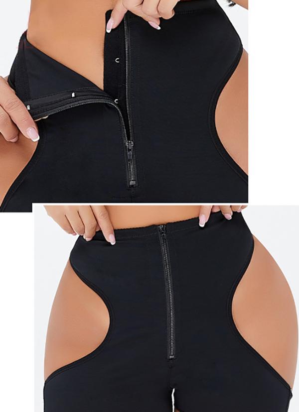 Zipper Hook Butt Lifter Body Shaper Tummy Control Enhancer Sexy Thong Short