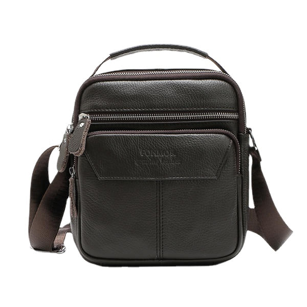 Men's Vintage Leather Crossbody Shoulder Bag