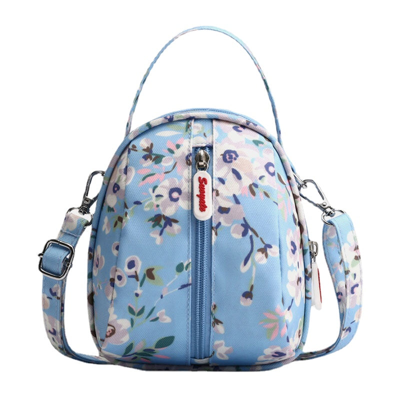 Women Waterproof Light Weight Small Mini Printed Pattern Shoulder Bag Crossbody Phone