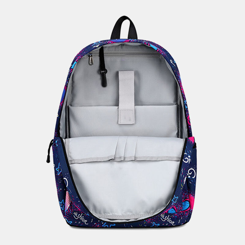 Love Pattern School Bag 15.6'' Laptop Backpack Rucksack Daypack