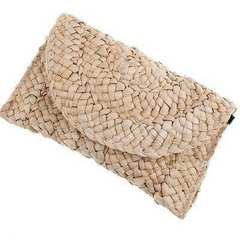 Stylish Casual Ladies' Straw Clutch