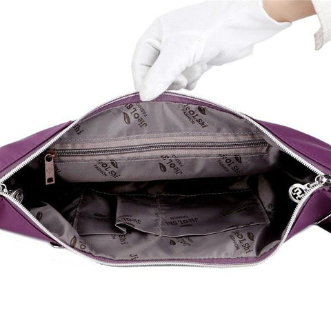 Women Nylon Light Weight Waterproof Casual Large Capacity Shoulder Bag Crossboby