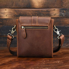 Men's Vintage Leather Business Crossbody Bag