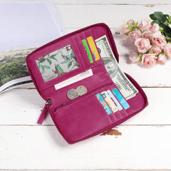 Women RFID Card Bag Solid Crossbody Phone Holder