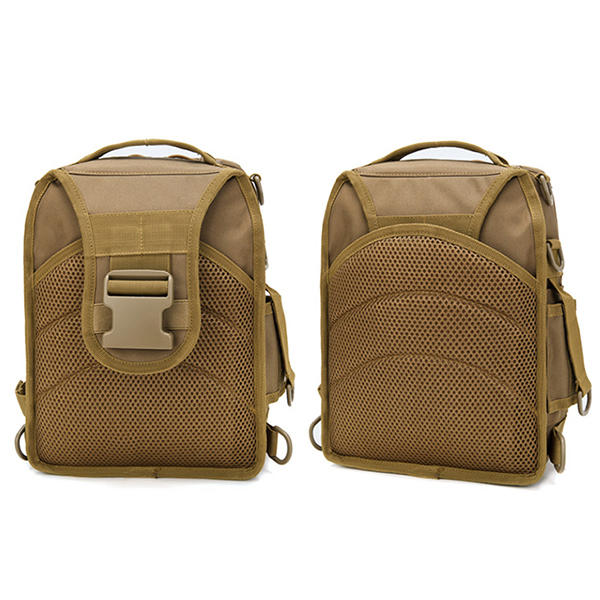 Men's Tactical Waterproof Nylon Camouflage Crossbody Bag - Multifunctional Military Chest Bag