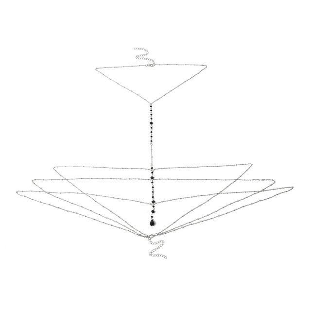 Fashion Sexy Copper Sequins Necklace Chain - Sheseelady