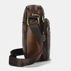 Men's Genuine Leather Business Casual Shoulder Crossbody Bag