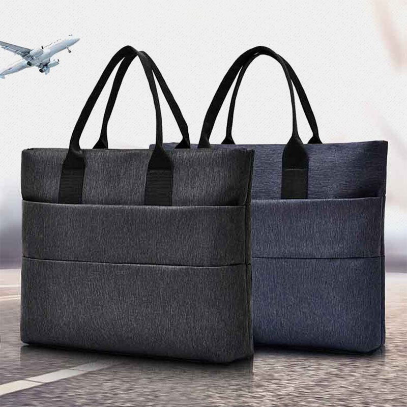 Men's Waterproof 15.6" Laptop Bag, Large Capacity Multi-Layer Briefcase Handbag