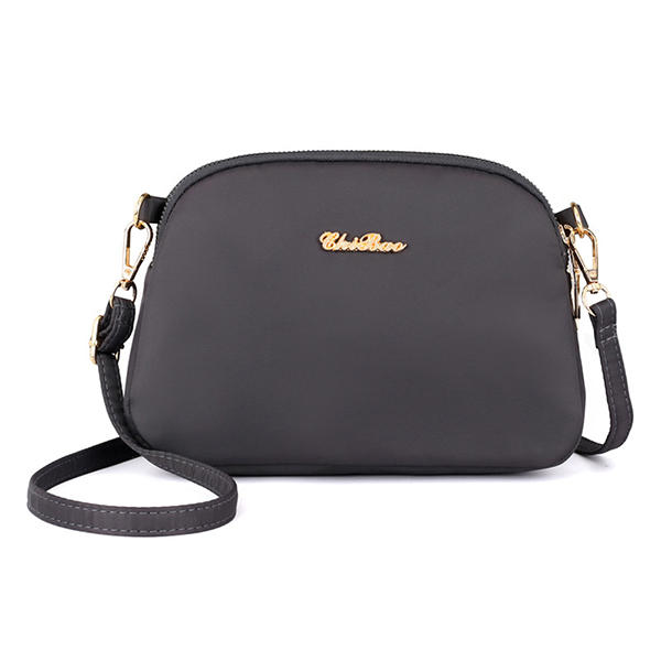 Women Nylon Waterproof Solid Casual Fashion Shoulder Bag Shell Clutch Crossbody