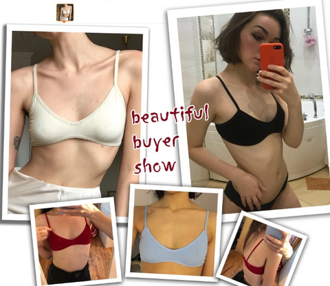 Comfortable Women's Ribbed Wirefree Unpadded Bras